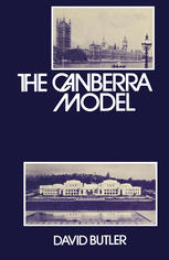 The Canberra Model: Essays on Australian Government