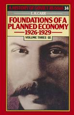 Foundations of a planned economy, 1926-1929