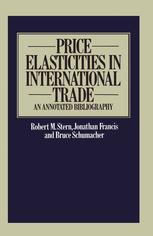 Price elasticities in international trade : an annotated bibliography