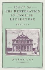 Ideas of the Restoration in English literature, 1660-71