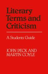 Literary Terms and Criticism: A Students' Guide