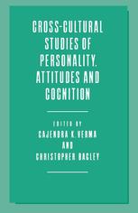 Cross-cultural studies of personality, attitudes and cognition