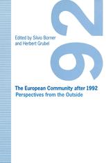 The European Community After 1992 : Perspectives from the Outside.
