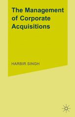 The Management of Corporate Acquisitions : International Perspectives.