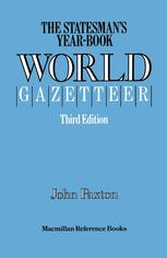 The Statesman's Year-Book World Gazetteer