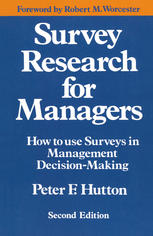 Survey research for managers.