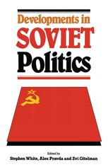 Developments in Soviet politics