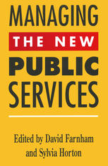 Managing the New Public Services