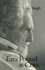 Ezra Pound As Critic
