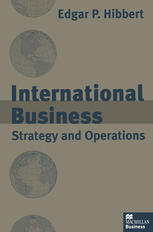 International Business : Strategy and Operations