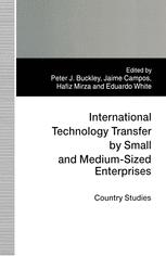 International Technology Transfer by Small and Medium-Sized Enterprises : Country Studies.