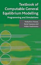 Textbook of Computable General Equilibrium Modeling