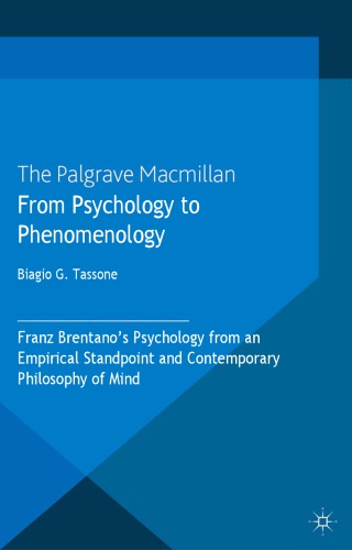 From Psychology to Phenomenology