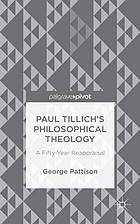 Paul Tillich's Philosophical Theology