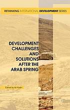 Development Challenges and Solutions After the Arab Spring