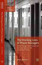 The Working Lives of Prison Managers