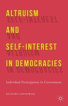 Altruism and Self-Interest in Democracies