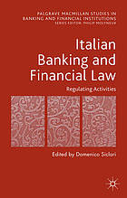 Italian Banking and Financial Law