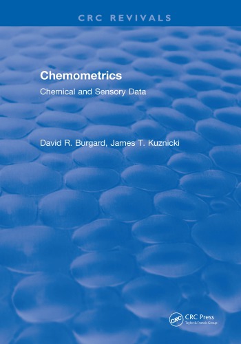 CHEMOMETRICS;CHEMICAL AND SENSORY DATA.