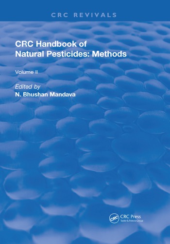 Handbook of Natural Pesticides
