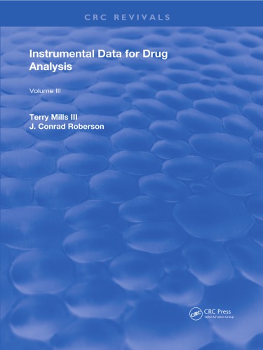 Instrumental Data for Drug Analysis, Second Edition