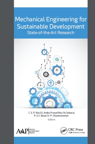 Mechanical Engineering for Sustainable Development