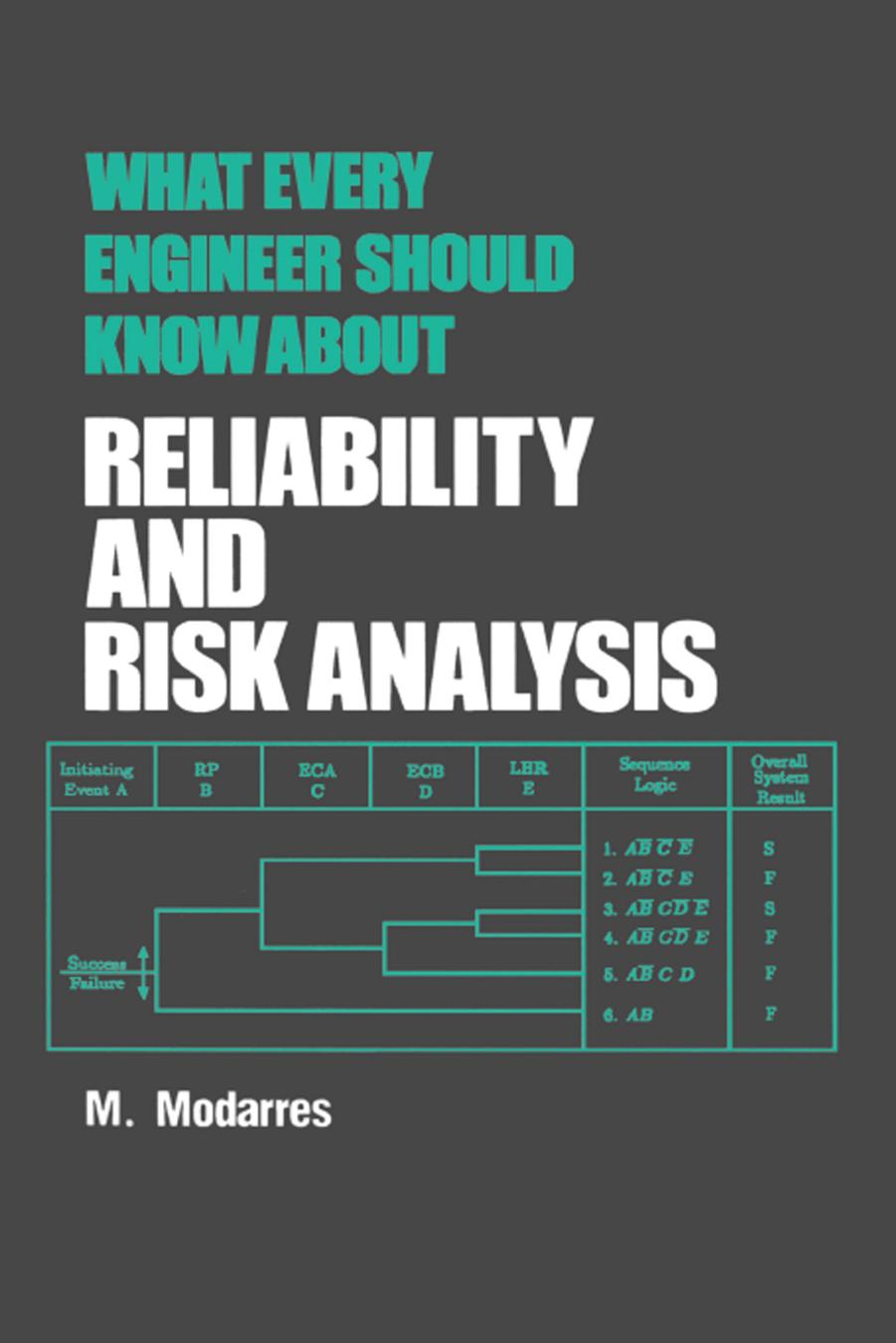 What every engineer should know about reliability and risk analysis