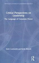 Critical Perspectives on Leadership