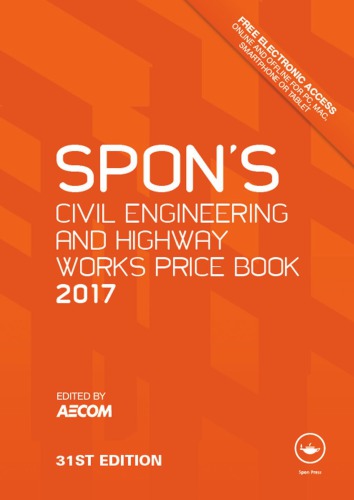 Spon's civil engineering and highway works price book 2017