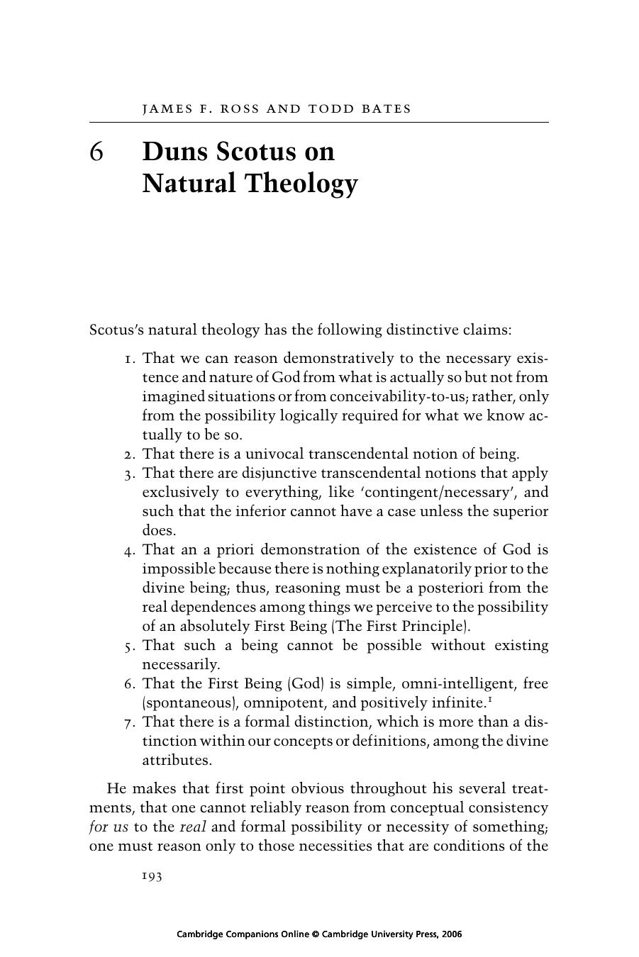 Paley's Natural Theology