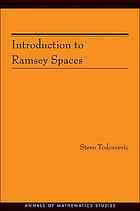 Introduction to Ramsey Spaces (Am-174)