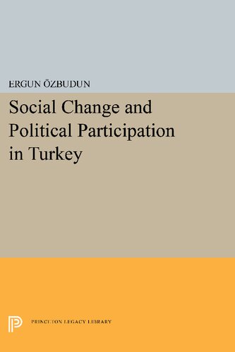 Social Change and Political Participation in Turkey