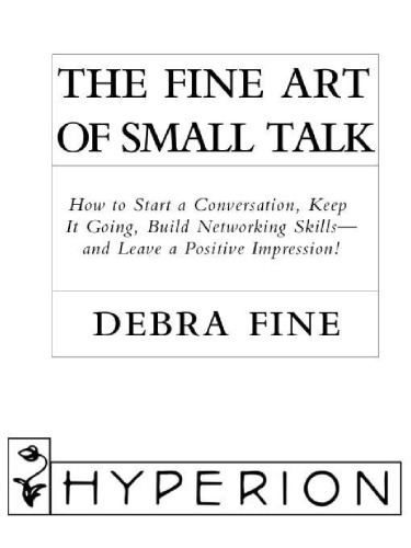 The Fine Art of Small Talk