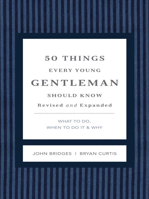 50 Things Every Young Gentleman Should Know Revised and Expanded