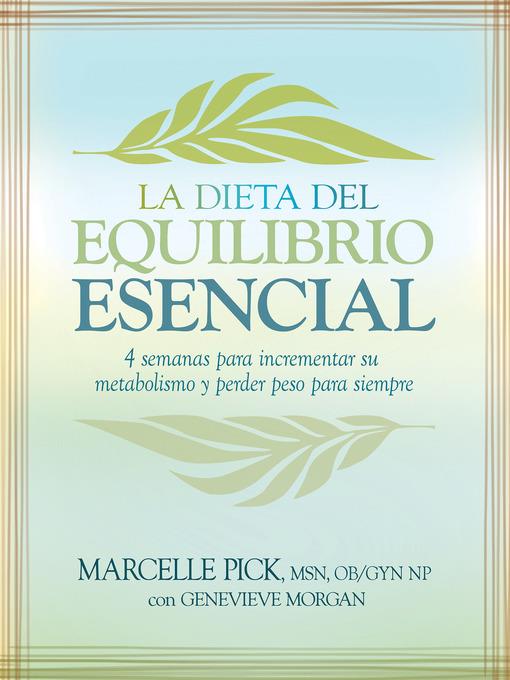 La Dieta del Equilibrio Esencial