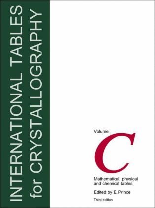 International Tables for Crystallography, Mathematical, Physical and Chemical Tables