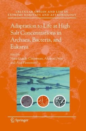 Adaptation to Life at High Salt Concentrations in Archaea