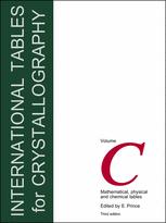 International tables for crystallography / C, Mathematical, physical and chemical tables / Hrsg. E. Prince.