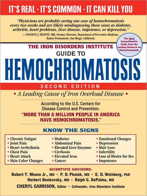 The Iron Disorders Institute Guide to Hemochromatosis