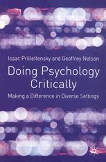 Doing psychology critically : making a difference in diverse settings