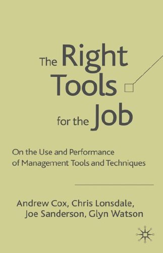 The Right Tools for the Job