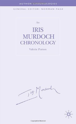 Iris Murdoch Chronology