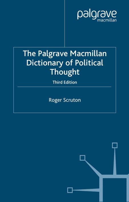 The Palgrave Macmillan Dictionary of Political Thought
