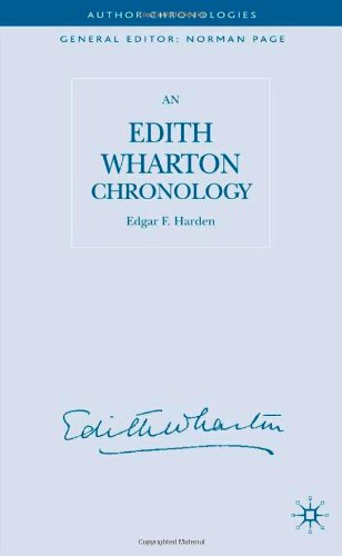 An Edith Wharton Chronology