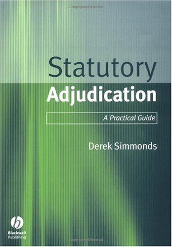 Statutory Adjudication