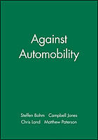 Against Automobility