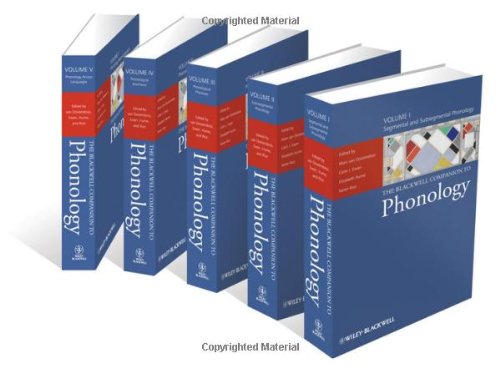 The Blackwell Companion to Phonology, 5 Volume Set