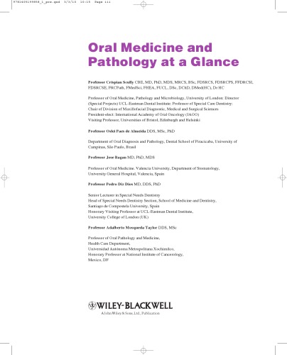 Oral Medicine And Pathology At A Glance