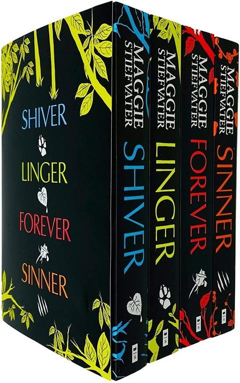 Wolves of Mercy Falls Series Books 1 - 4 Collection Set by Maggie Stiefvater (Shiver, Linger, Forever &amp; Sinner)