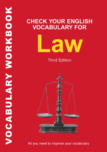 Check Your English Vocabulary for Law : All You Need to Improve Your Vocabulary.